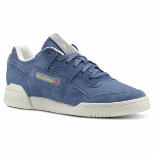 Reebok Workout Lo Plus Turnschuhe Damen - Blau - DE 179-BRQ